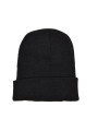 Cuffed Beanie - Lionhearted Rasta Patch - Black