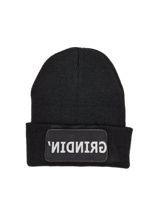 Cuffed Beanie - Grindin' Patch - Black