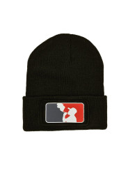 Cuffed Beanie - 420 Smokers Patch - Sky Blue