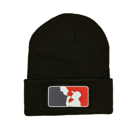 Cuffed Beanie - 420 Smokers Patch - Sky Blue