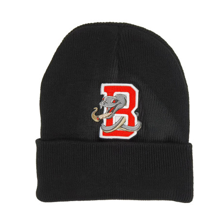 Black Mamba Patch Beanie - Black