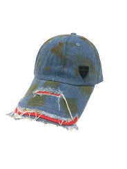 Lauren Rose XCLSV Damaged Denim Long Visor