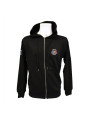 Gorilla Haze 420 Embroidery Patch Full-Zip Hoodie - Black